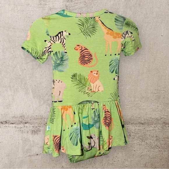 Posh Peanut Bamboo Twirl Skirt Bodysuit | size 3-6 months - Picture 5 of 7